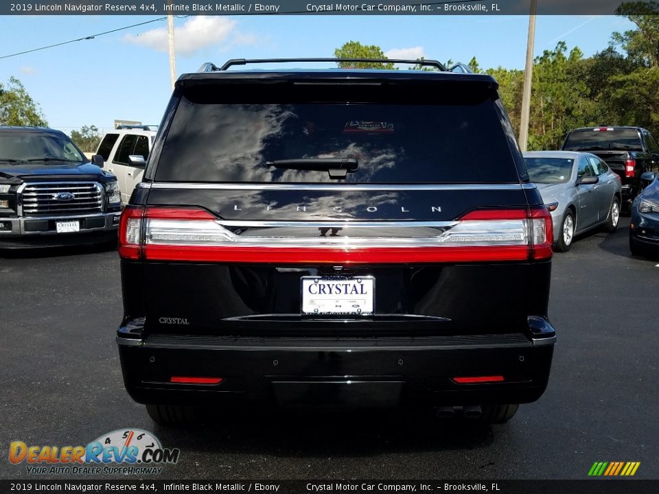 2019 Lincoln Navigator Reserve 4x4 Infinite Black Metallic / Ebony Photo #4