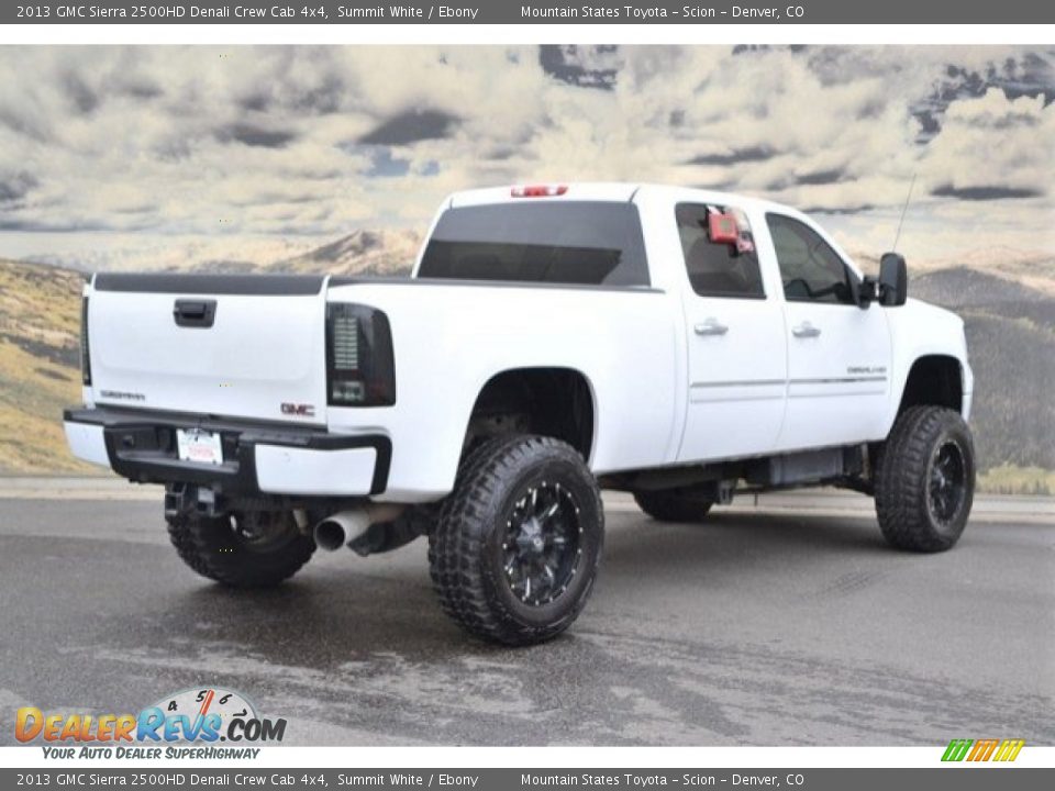 2013 GMC Sierra 2500HD Denali Crew Cab 4x4 Summit White / Ebony Photo #3