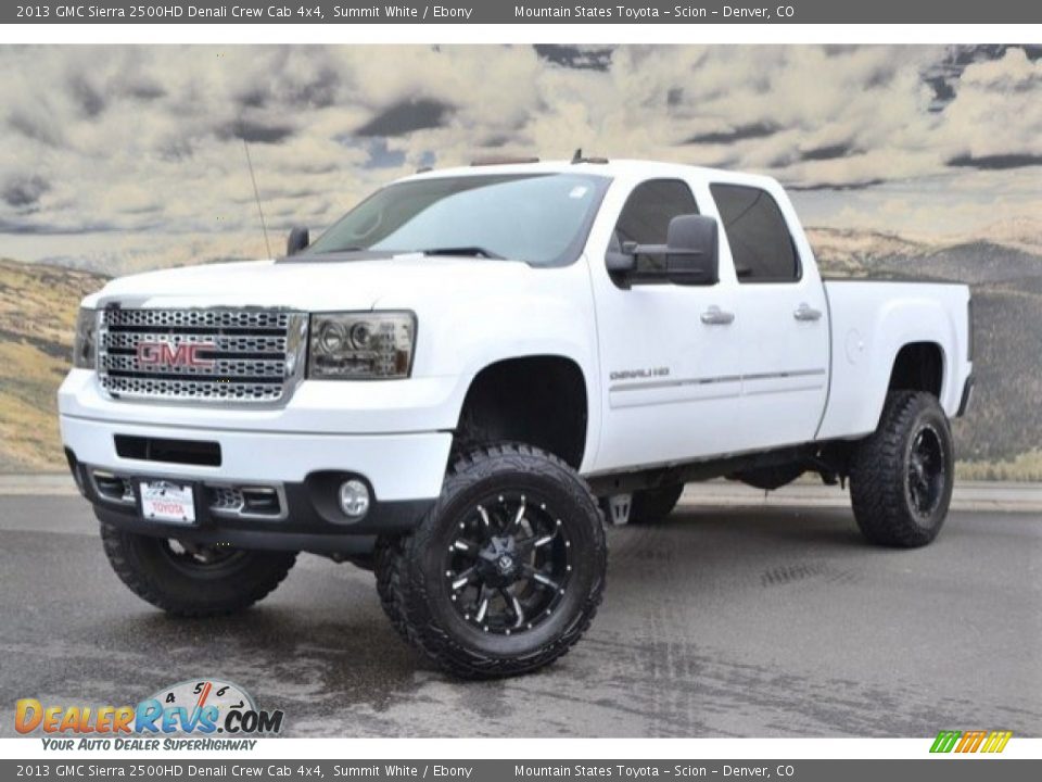 2013 GMC Sierra 2500HD Denali Crew Cab 4x4 Summit White / Ebony Photo #5
