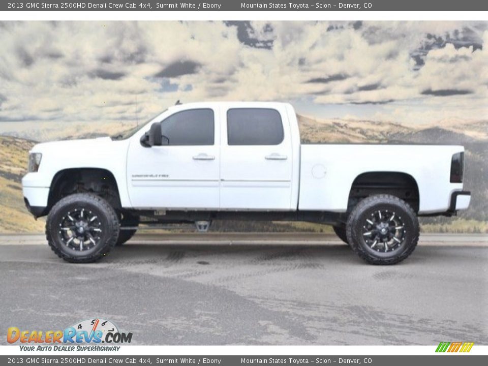 2013 GMC Sierra 2500HD Denali Crew Cab 4x4 Summit White / Ebony Photo #6