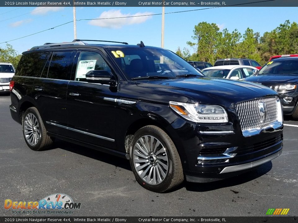 Infinite Black Metallic 2019 Lincoln Navigator Reserve 4x4 Photo #7