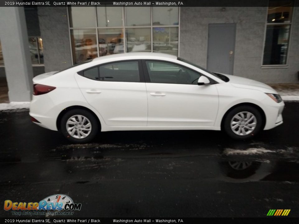 2019 Hyundai Elantra SE Quartz White Pearl / Black Photo #2