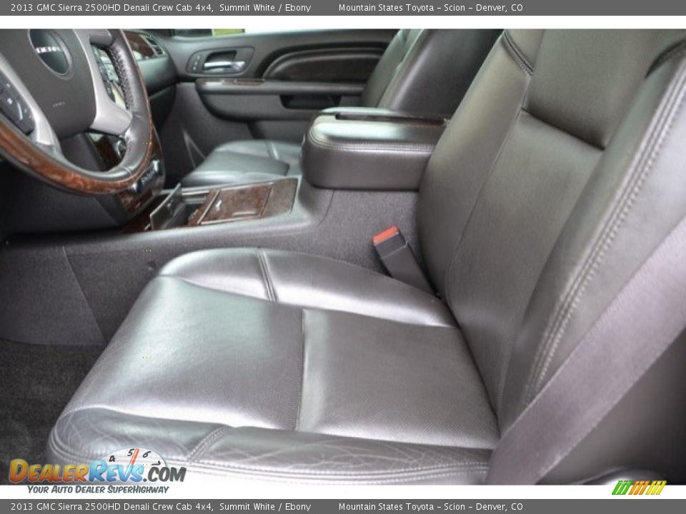2013 GMC Sierra 2500HD Denali Crew Cab 4x4 Summit White / Ebony Photo #11