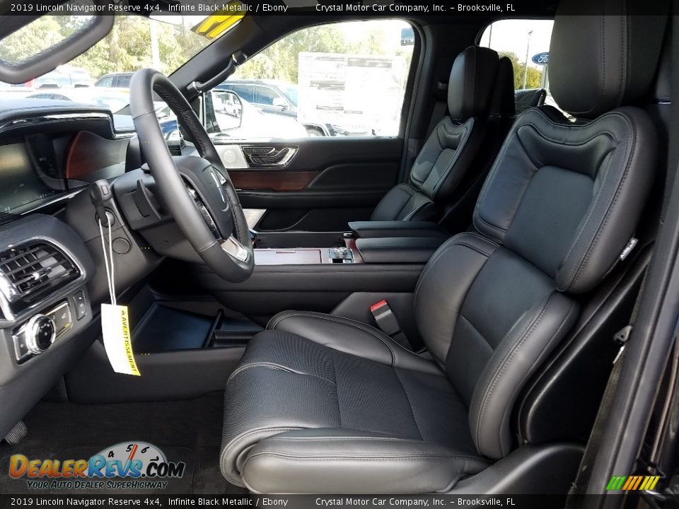 Ebony Interior - 2019 Lincoln Navigator Reserve 4x4 Photo #9