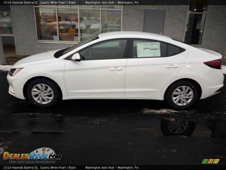 2019 Hyundai Elantra SE Quartz White Pearl / Black Photo #7