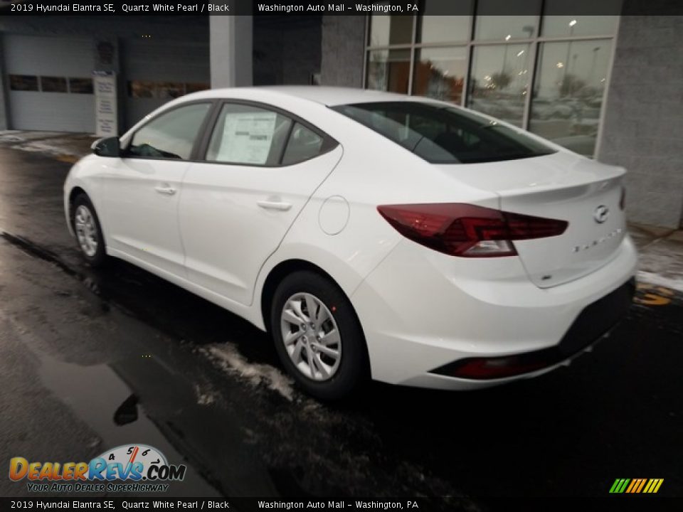 2019 Hyundai Elantra SE Quartz White Pearl / Black Photo #8
