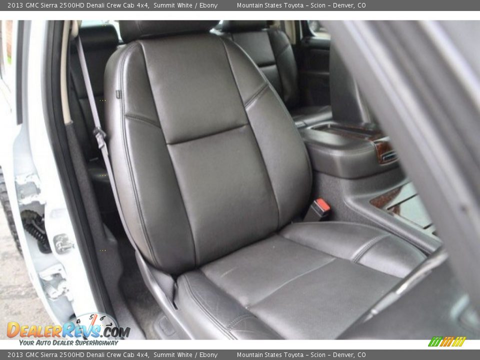 2013 GMC Sierra 2500HD Denali Crew Cab 4x4 Summit White / Ebony Photo #18