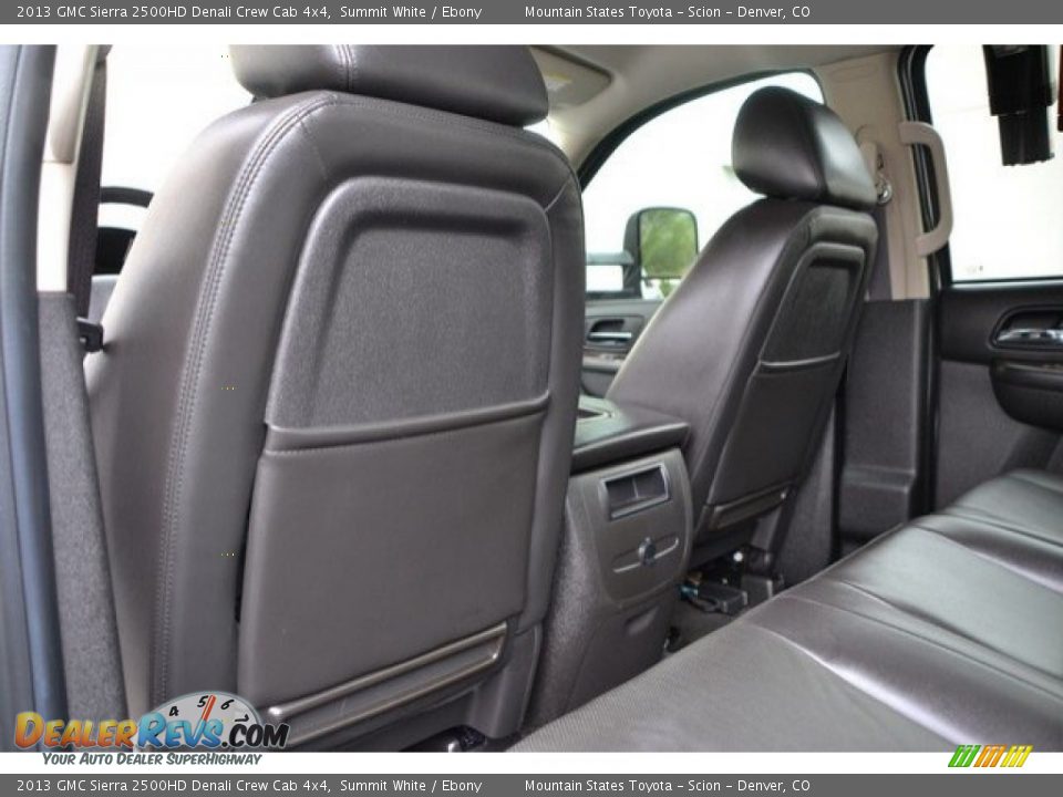 2013 GMC Sierra 2500HD Denali Crew Cab 4x4 Summit White / Ebony Photo #19