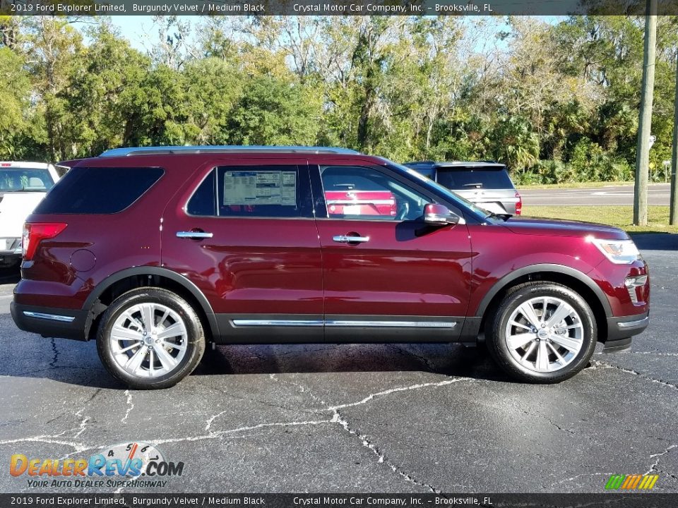 Burgundy Velvet 2019 Ford Explorer Limited Photo #6