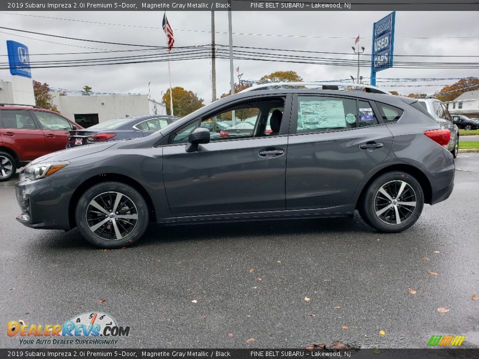 2019 Subaru Impreza 2.0i Premium 5-Door Magnetite Gray Metallic / Black Photo #3