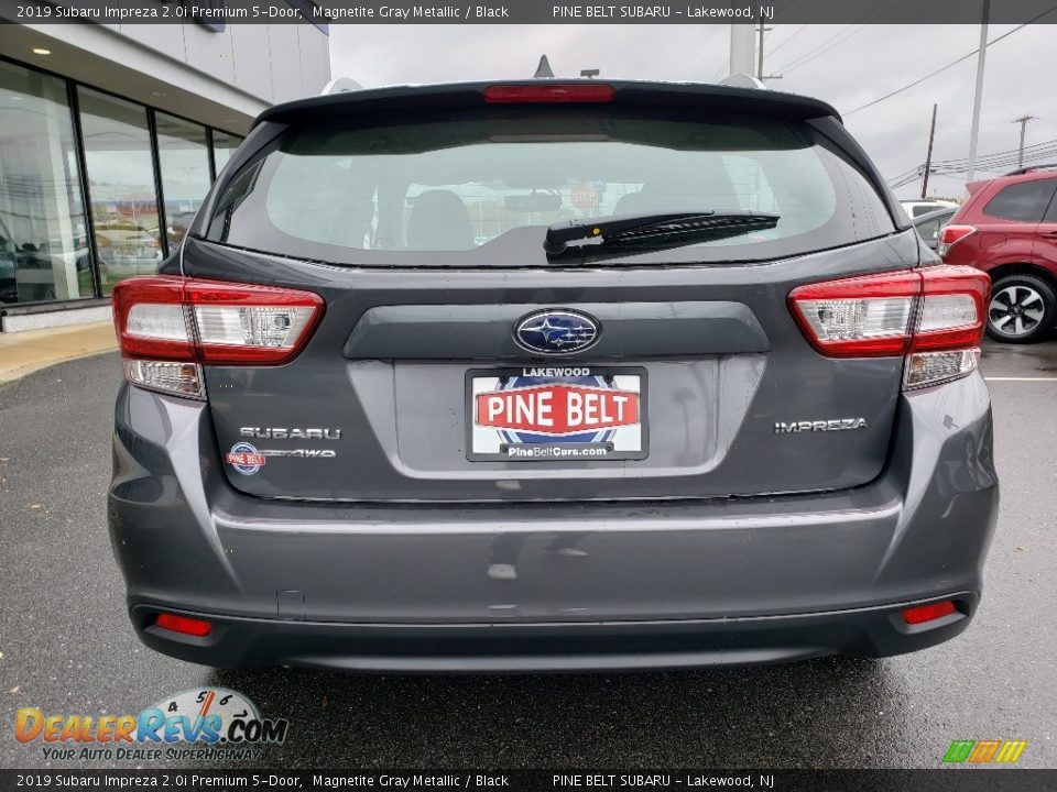 2019 Subaru Impreza 2.0i Premium 5-Door Magnetite Gray Metallic / Black Photo #5