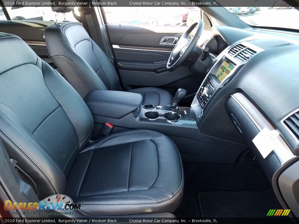 Medium Black Interior - 2019 Ford Explorer Limited Photo #12