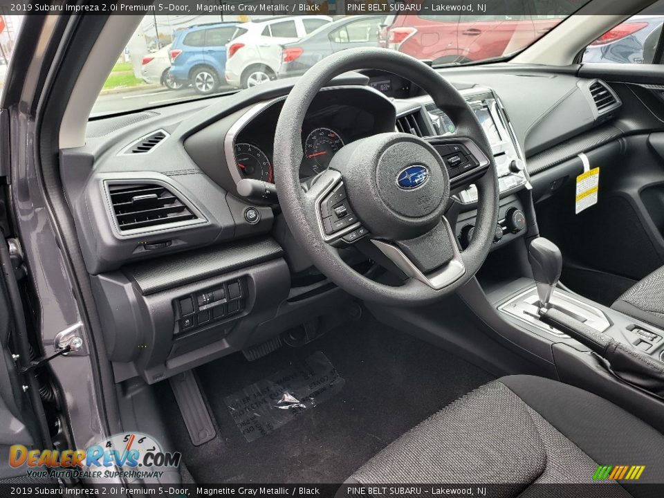 2019 Subaru Impreza 2.0i Premium 5-Door Magnetite Gray Metallic / Black Photo #7