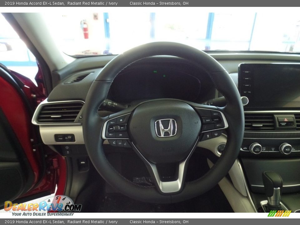 2019 Honda Accord EX-L Sedan Steering Wheel Photo #14