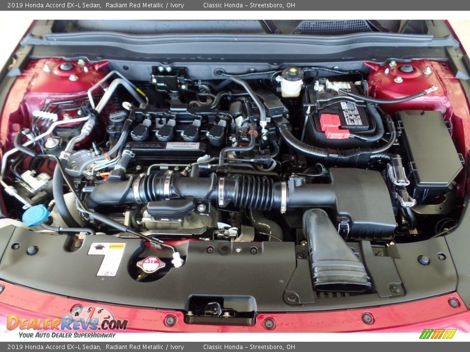 2019 Honda Accord EX-L Sedan 1.5 Liter Turbocharged DOHC 16-Valve VTEC 4 Cylinder Engine Photo #21
