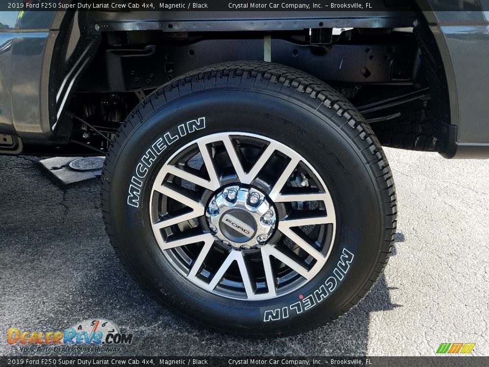 2019 Ford F250 Super Duty Lariat Crew Cab 4x4 Magnetic / Black Photo #20