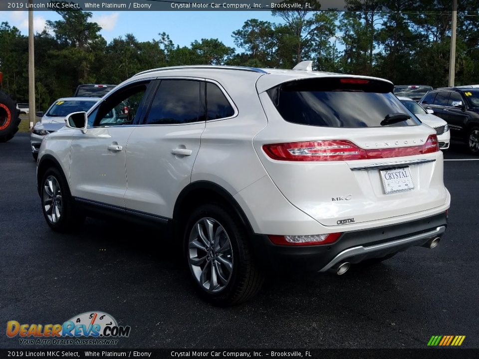 2019 Lincoln MKC Select White Platinum / Ebony Photo #3