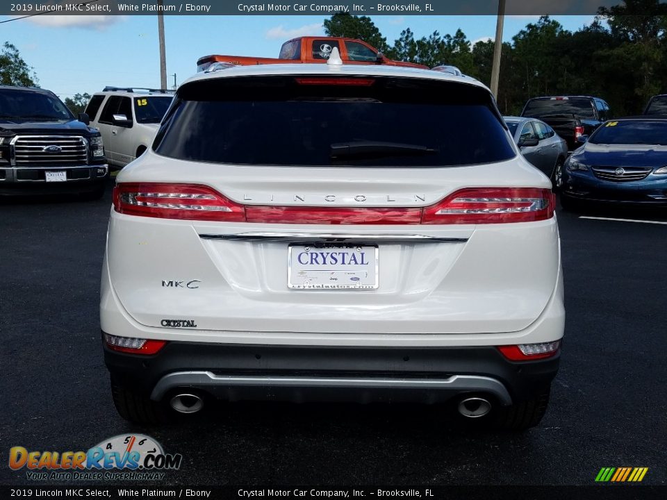 2019 Lincoln MKC Select White Platinum / Ebony Photo #4
