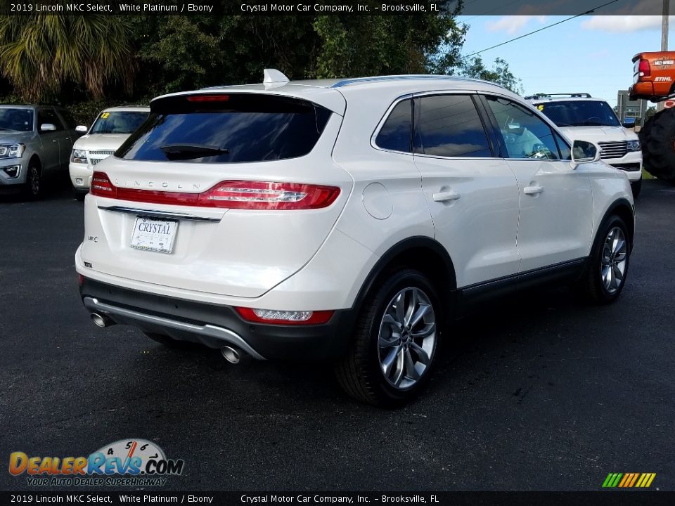 2019 Lincoln MKC Select White Platinum / Ebony Photo #5