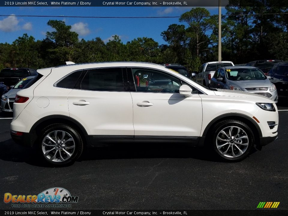 2019 Lincoln MKC Select White Platinum / Ebony Photo #6