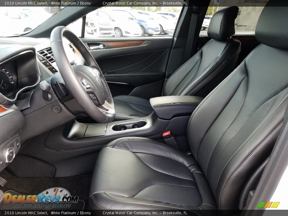 Ebony Interior - 2019 Lincoln MKC Select Photo #9