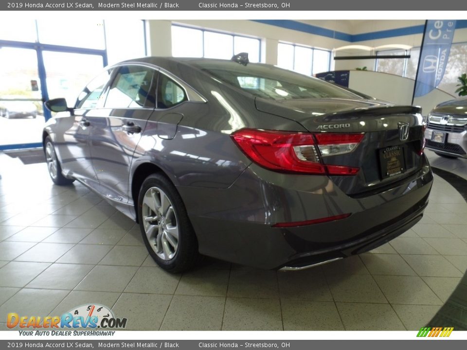 2019 Honda Accord LX Sedan Modern Steel Metallic / Black Photo #7