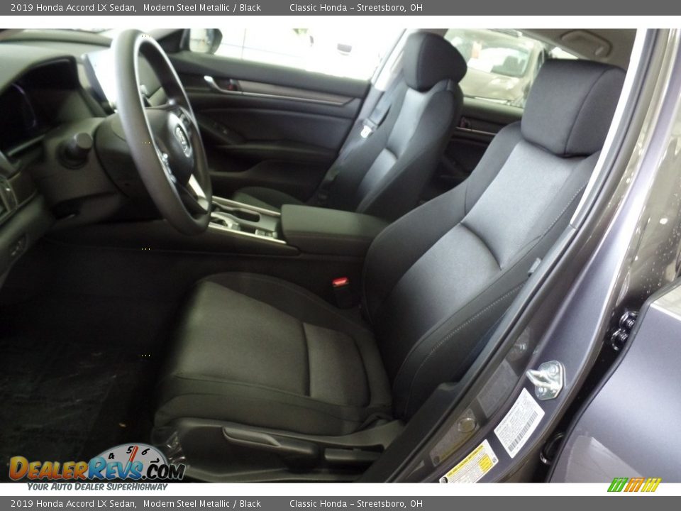 2019 Honda Accord LX Sedan Modern Steel Metallic / Black Photo #12