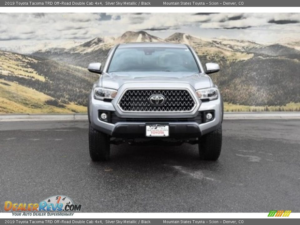 2019 Toyota Tacoma TRD Off-Road Double Cab 4x4 Silver Sky Metallic / Black Photo #2