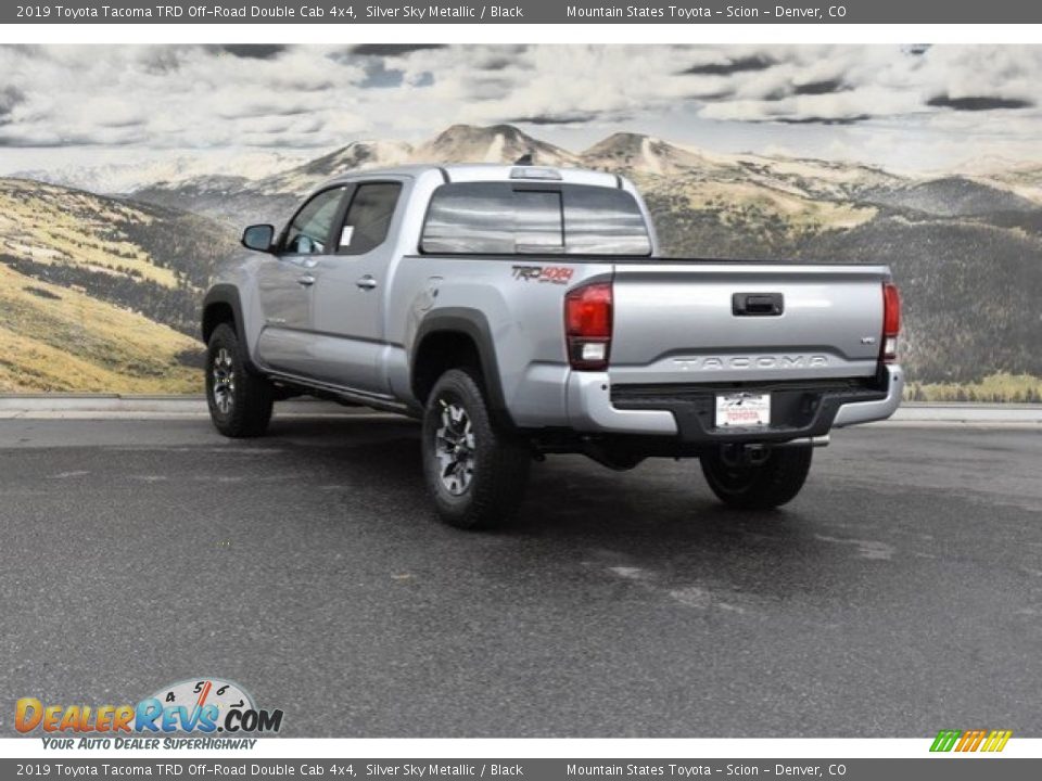 2019 Toyota Tacoma TRD Off-Road Double Cab 4x4 Silver Sky Metallic / Black Photo #3