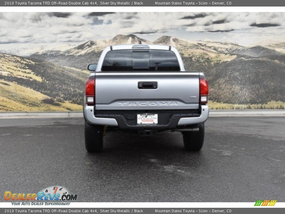 2019 Toyota Tacoma TRD Off-Road Double Cab 4x4 Silver Sky Metallic / Black Photo #4