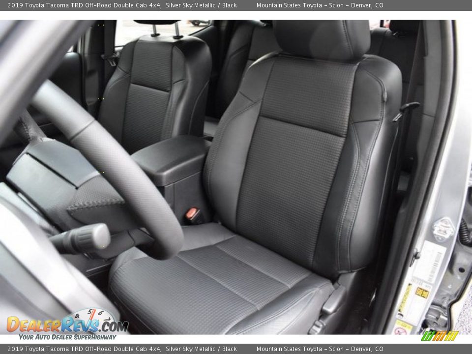 2019 Toyota Tacoma TRD Off-Road Double Cab 4x4 Silver Sky Metallic / Black Photo #7