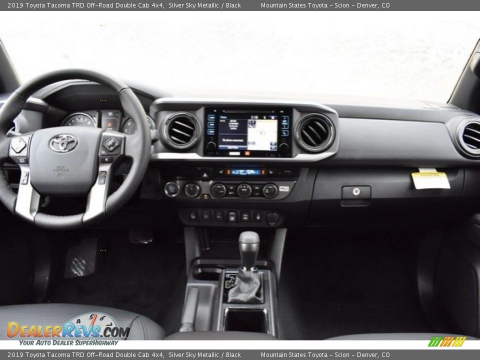 2019 Toyota Tacoma TRD Off-Road Double Cab 4x4 Silver Sky Metallic / Black Photo #8
