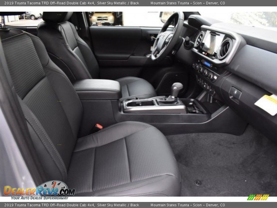 2019 Toyota Tacoma TRD Off-Road Double Cab 4x4 Silver Sky Metallic / Black Photo #12