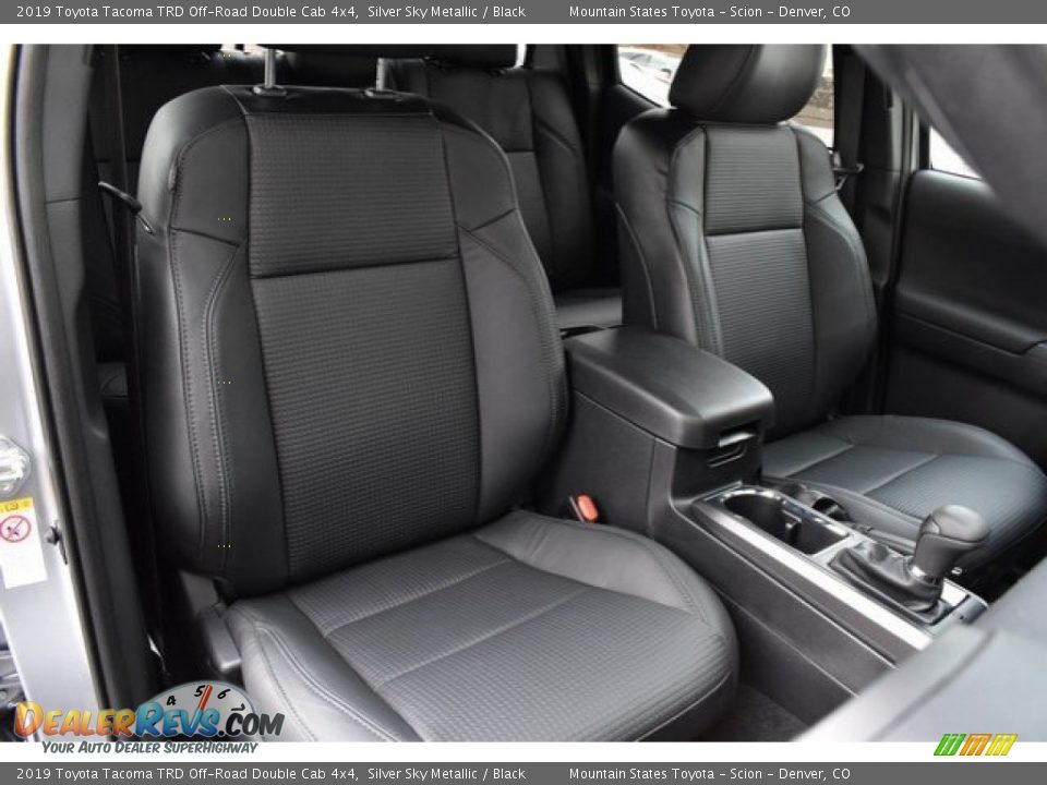 2019 Toyota Tacoma TRD Off-Road Double Cab 4x4 Silver Sky Metallic / Black Photo #13