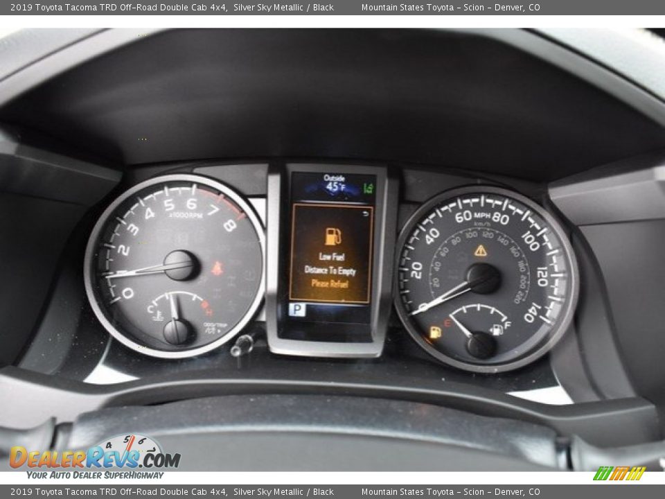 2019 Toyota Tacoma TRD Off-Road Double Cab 4x4 Silver Sky Metallic / Black Photo #28