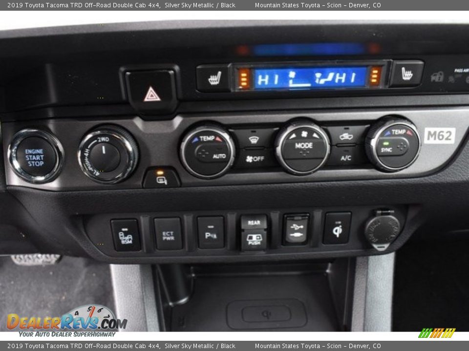 2019 Toyota Tacoma TRD Off-Road Double Cab 4x4 Silver Sky Metallic / Black Photo #29