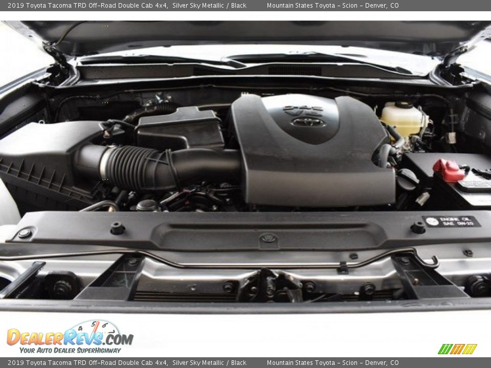 2019 Toyota Tacoma TRD Off-Road Double Cab 4x4 Silver Sky Metallic / Black Photo #31