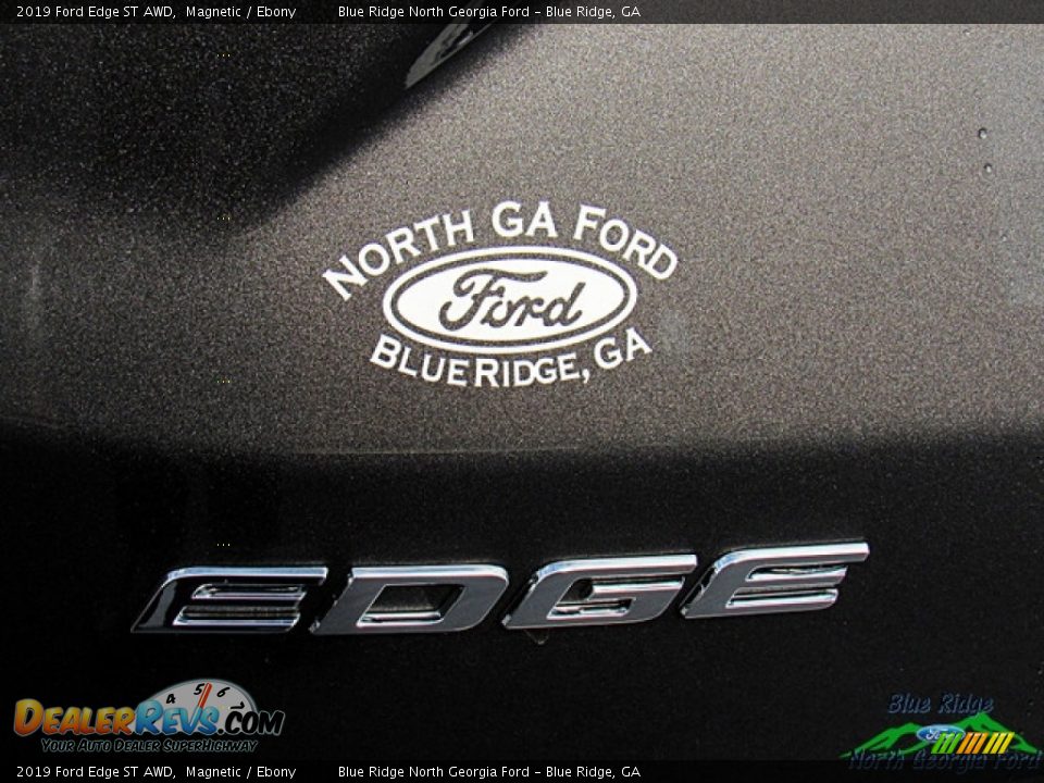 2019 Ford Edge ST AWD Magnetic / Ebony Photo #35