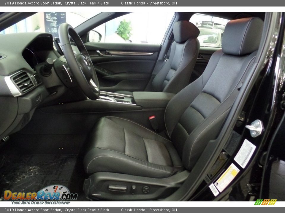 Black Interior - 2019 Honda Accord Sport Sedan Photo #11
