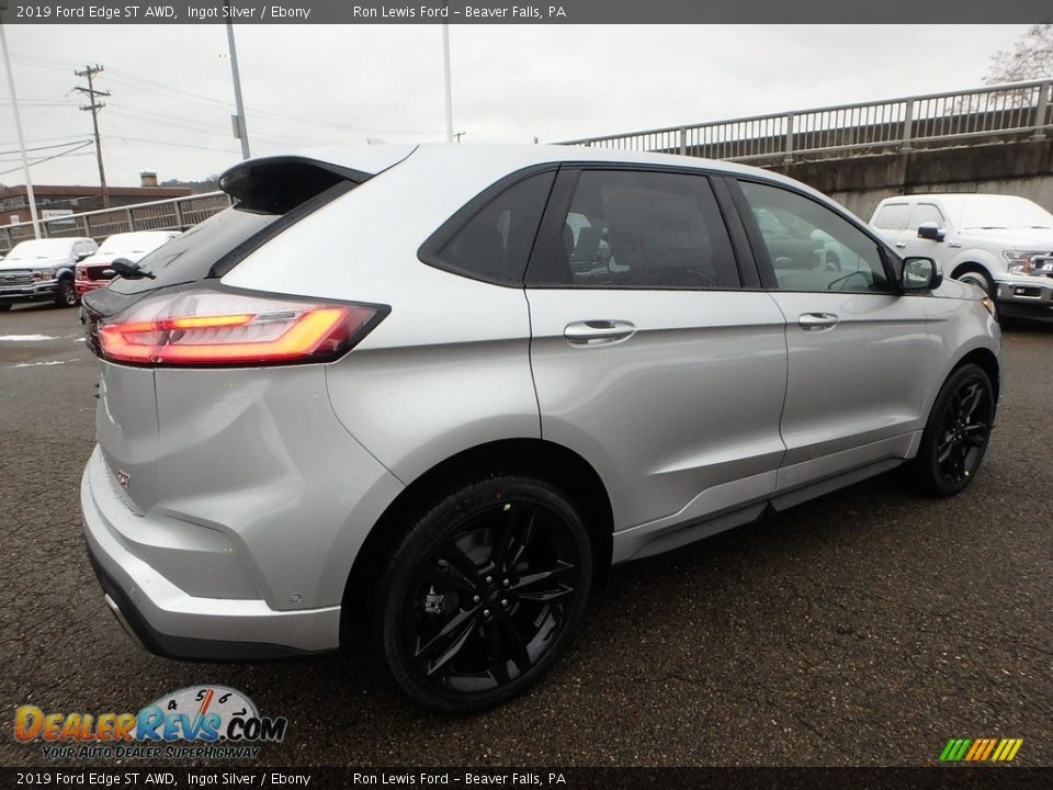 2019 Ford Edge ST AWD Ingot Silver / Ebony Photo #2