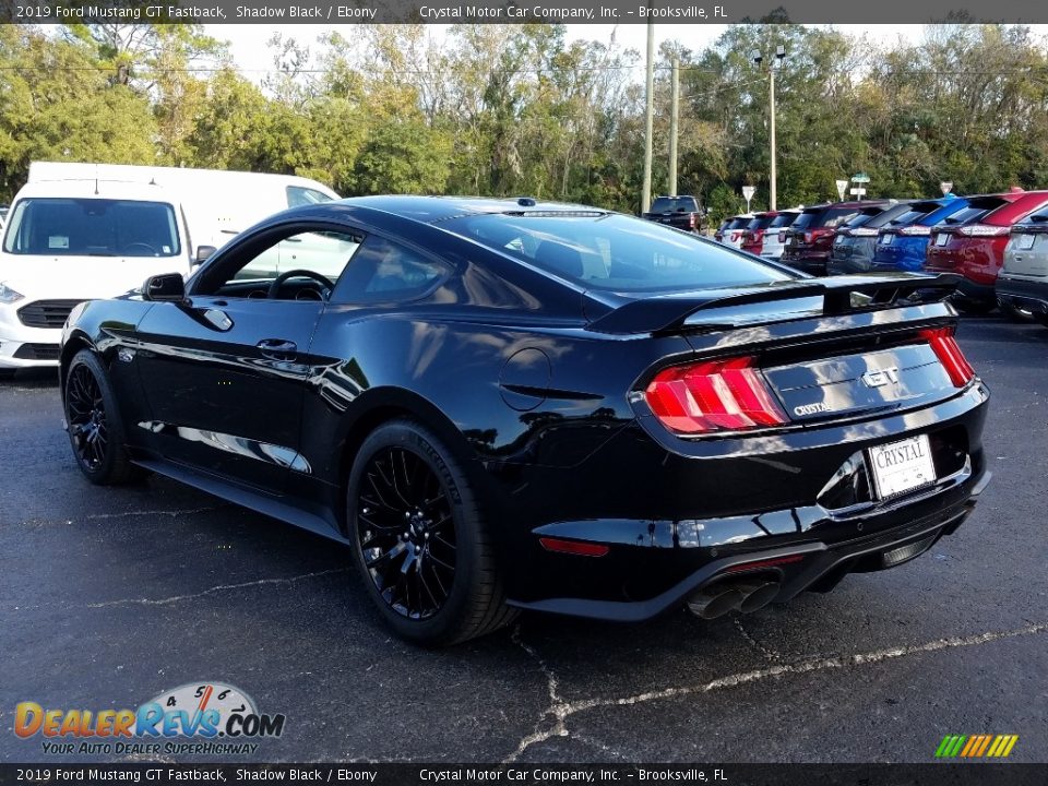 2019 Ford Mustang GT Fastback Shadow Black / Ebony Photo #3