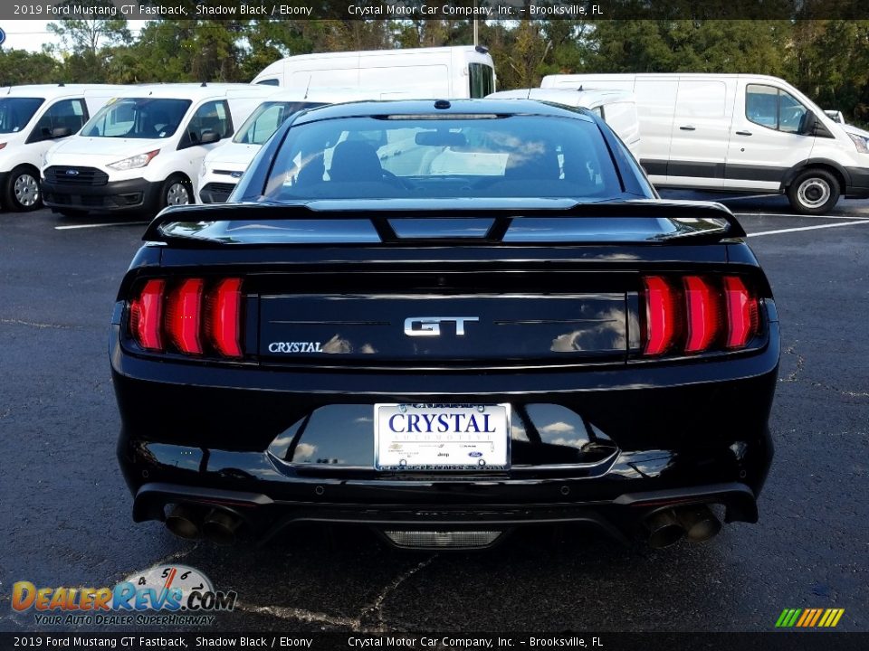 2019 Ford Mustang GT Fastback Shadow Black / Ebony Photo #4