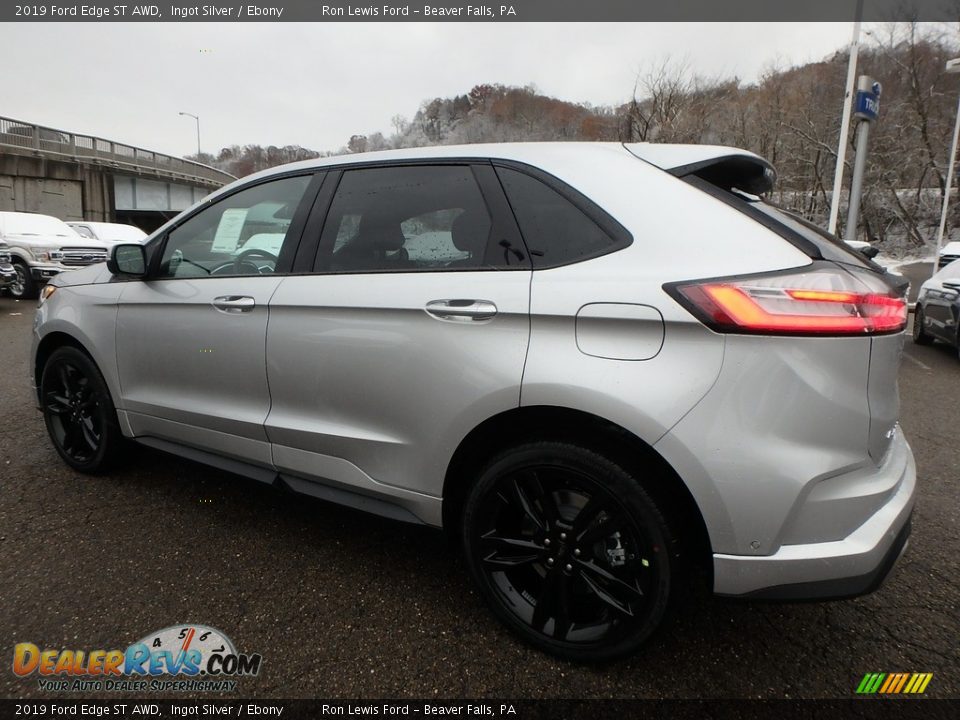 2019 Ford Edge ST AWD Ingot Silver / Ebony Photo #5