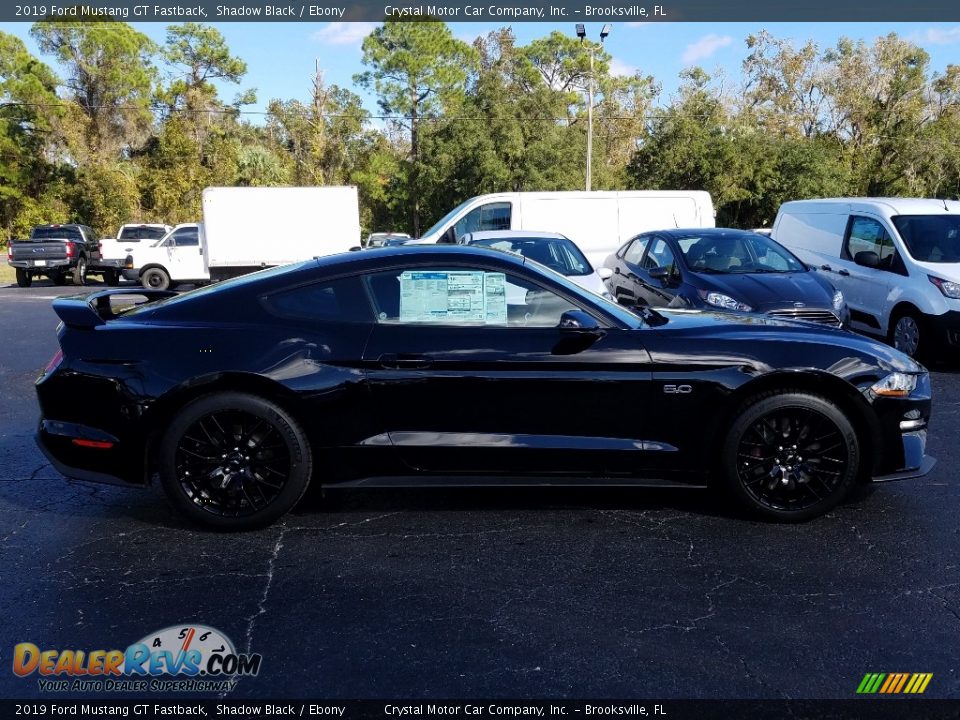 2019 Ford Mustang GT Fastback Shadow Black / Ebony Photo #6