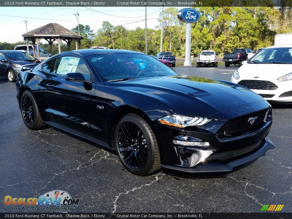 2019 Ford Mustang GT Fastback Shadow Black / Ebony Photo #7