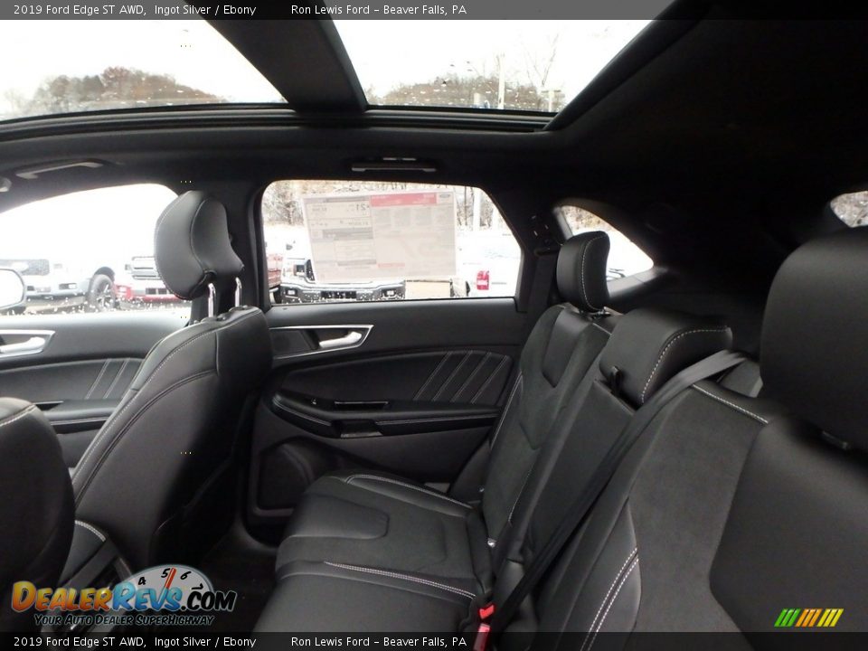 2019 Ford Edge ST AWD Ingot Silver / Ebony Photo #12