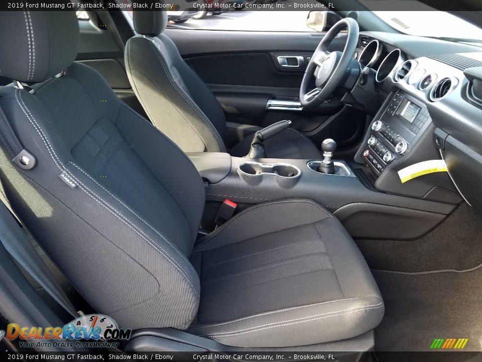 2019 Ford Mustang GT Fastback Shadow Black / Ebony Photo #12