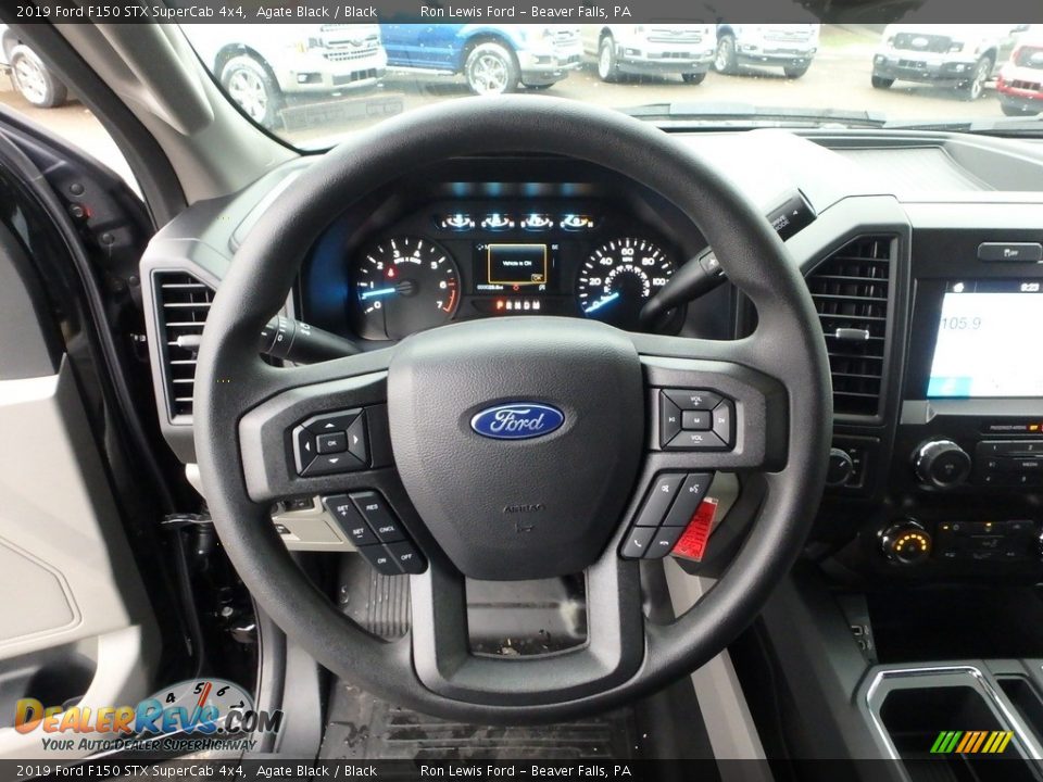 2019 Ford F150 STX SuperCab 4x4 Steering Wheel Photo #15