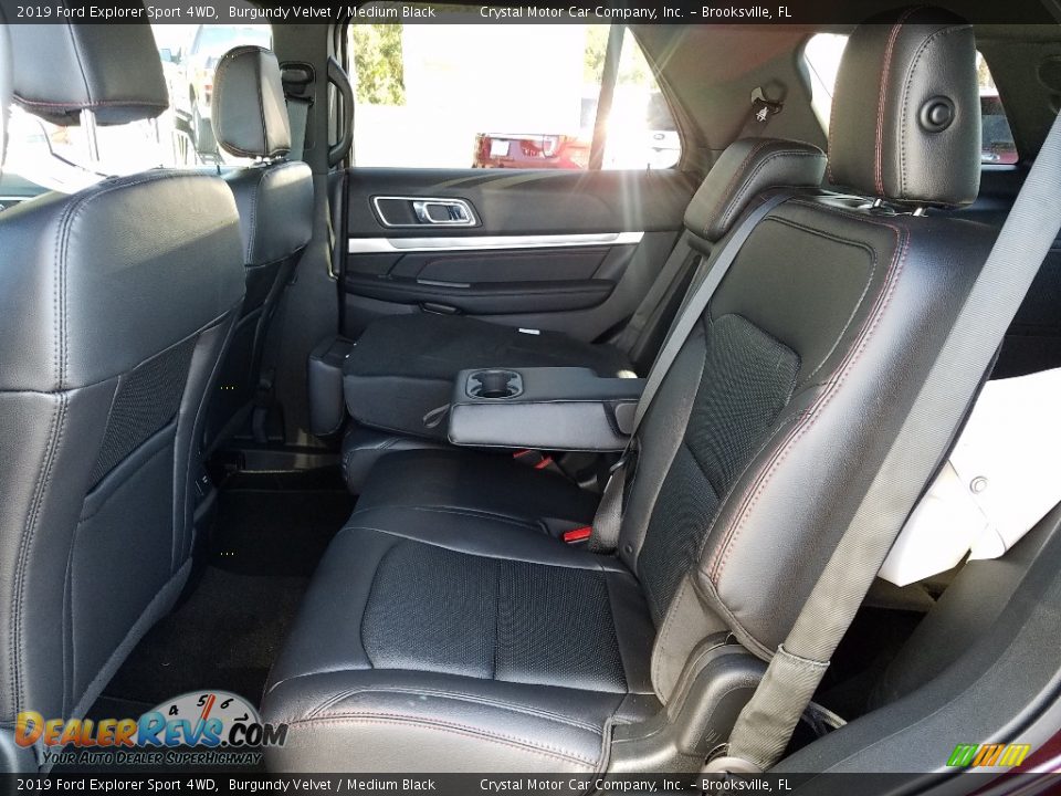 Rear Seat of 2019 Ford Explorer Sport 4WD Photo #10