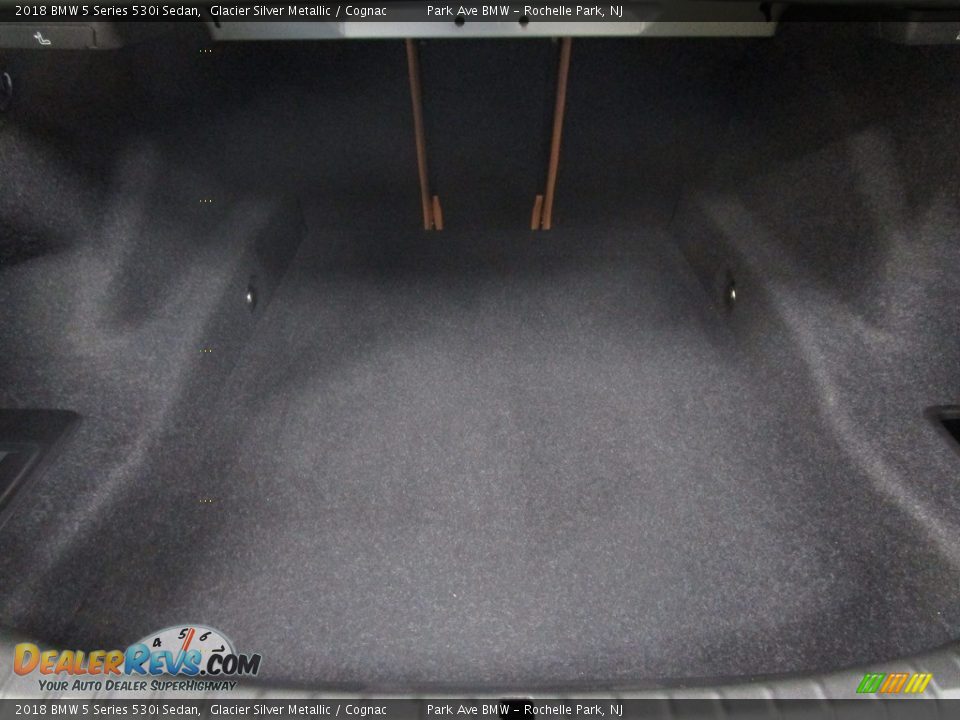 2018 BMW 5 Series 530i Sedan Glacier Silver Metallic / Cognac Photo #21